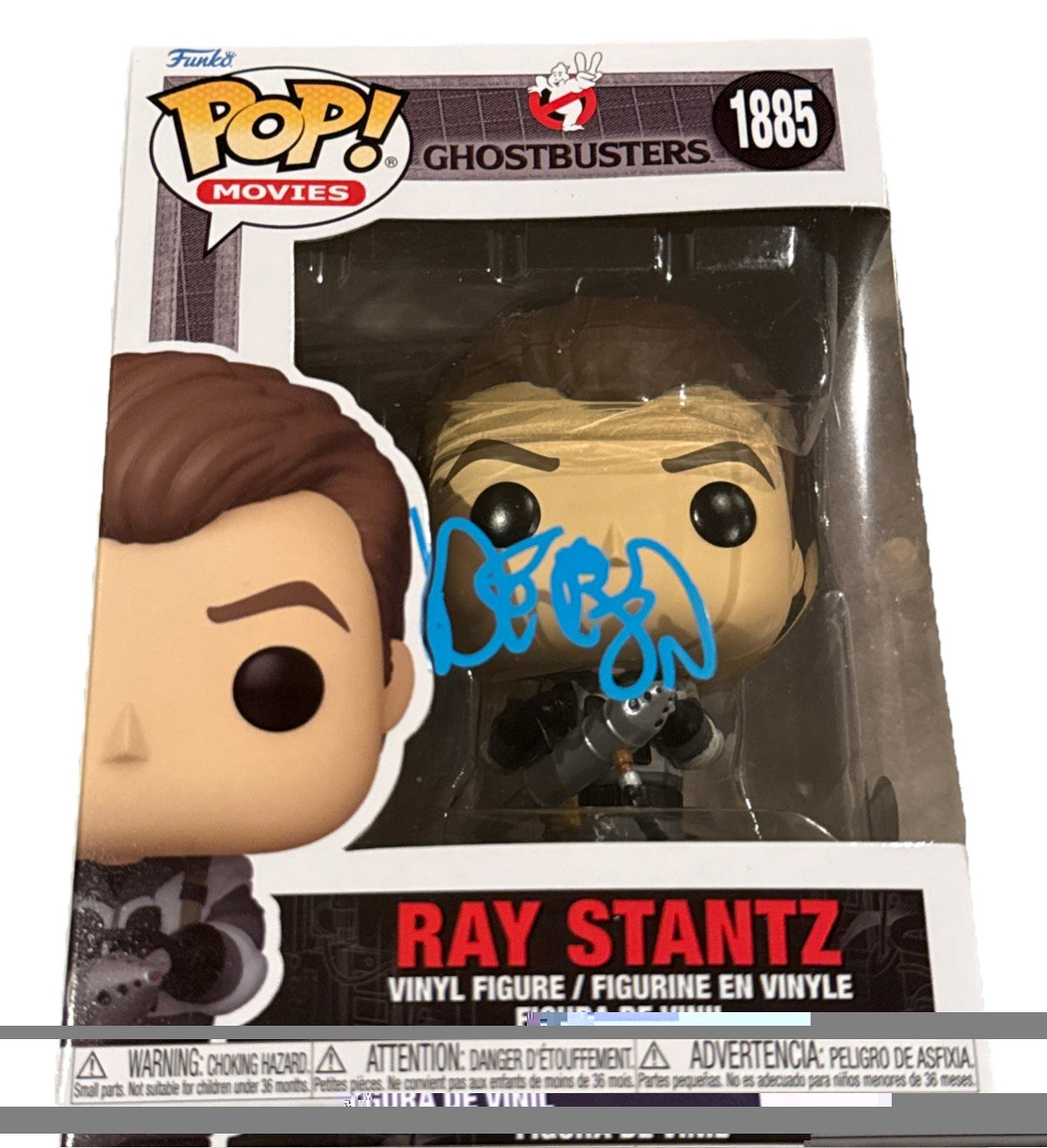 DAN AYKROYD signed (GHOSTBUSTERS) Ray Stantz Funko Pop #1885 BECKETT 3W041849
