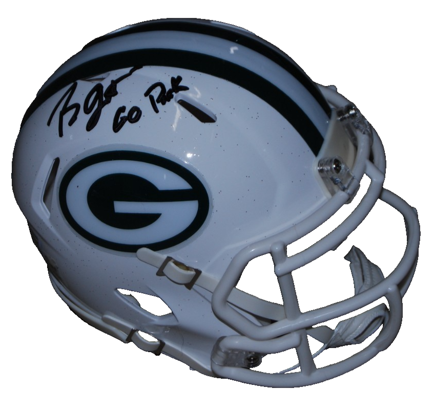 BRIAN GUTEKUNST signed (GREEN BAY PACKERS) mini football helmet BECKETT BW07935