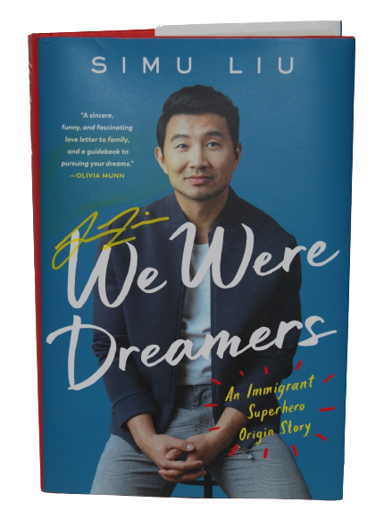 SIMU LIU signed (WE WERE DREAMERS) Shang Chi 1ST ed HARDCOVER BOOK Beckett BAS
