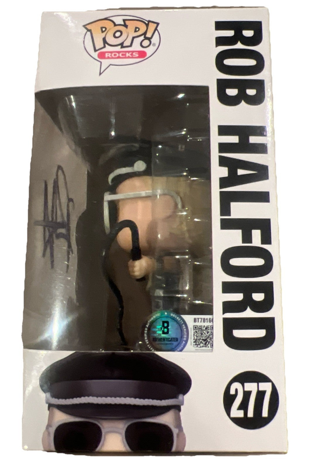 ROB HALFORD signed (JUDAS PRIEST) Pop Rocks! Funko Pop #277 Beckett BAS BT78166