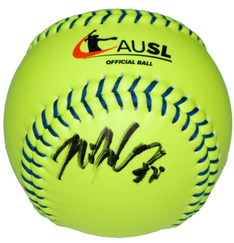 NIJAREE CANADY signed (USA SOFTBALL) TEXAS VOLTS Softball BECKETT BAS BY085963