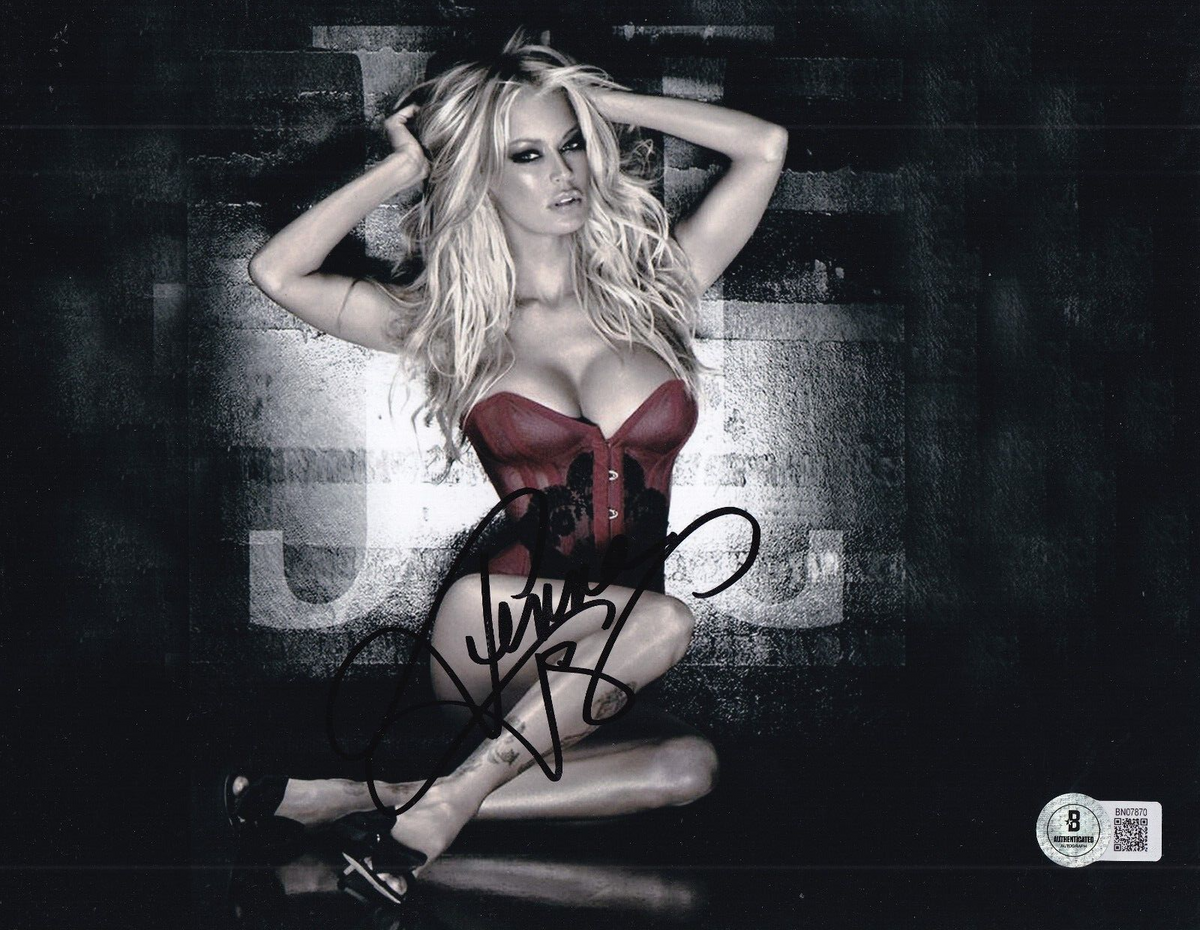 JENNA JAMESON signed (LEGENDARY XXX) ADULT Star 8X10 photo BECKETT BAS BN07870