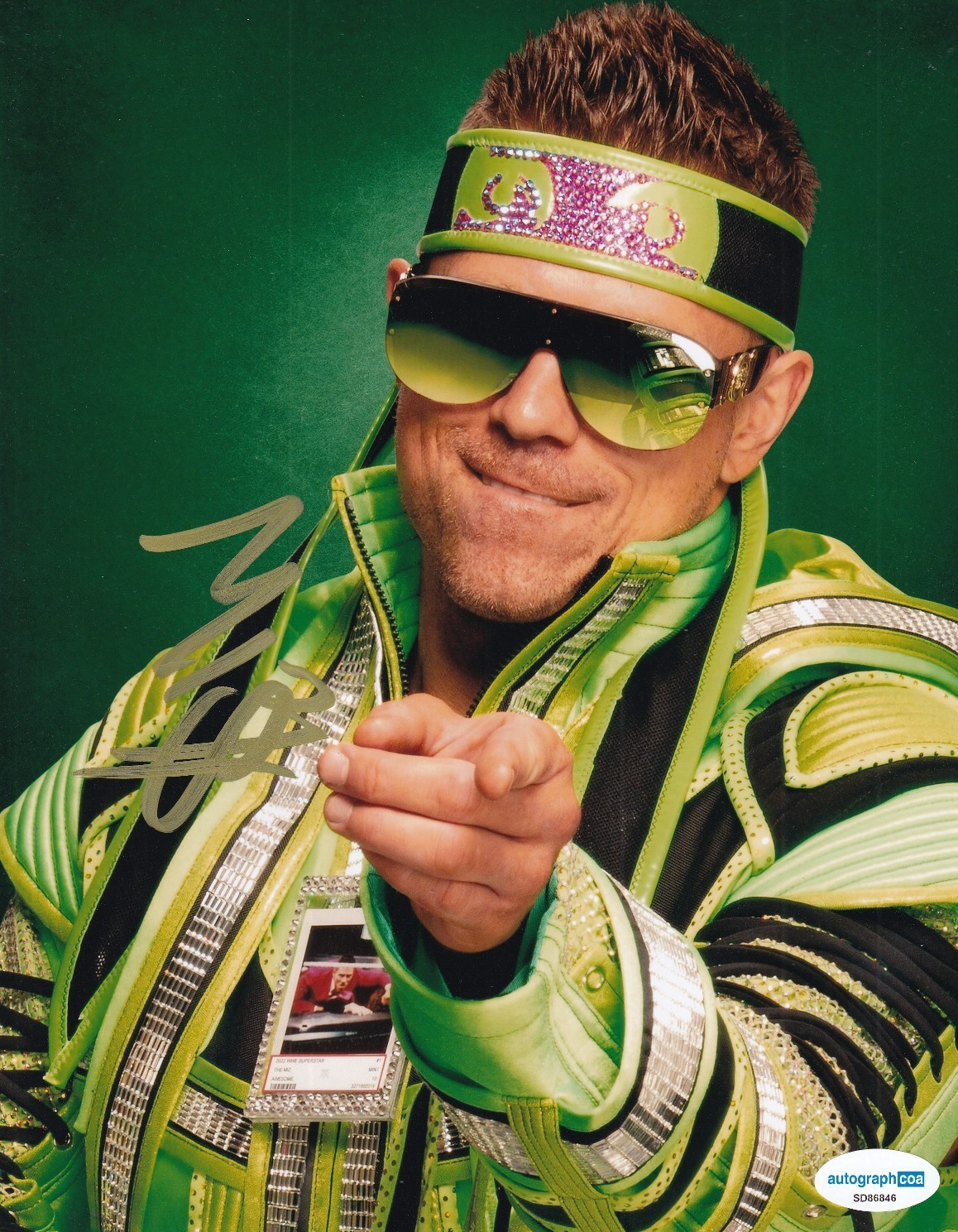 MIKE "THE MIZ" MIZANIN signed (WWE) Wrestling autograph 8X10 photo ACOA SD86846