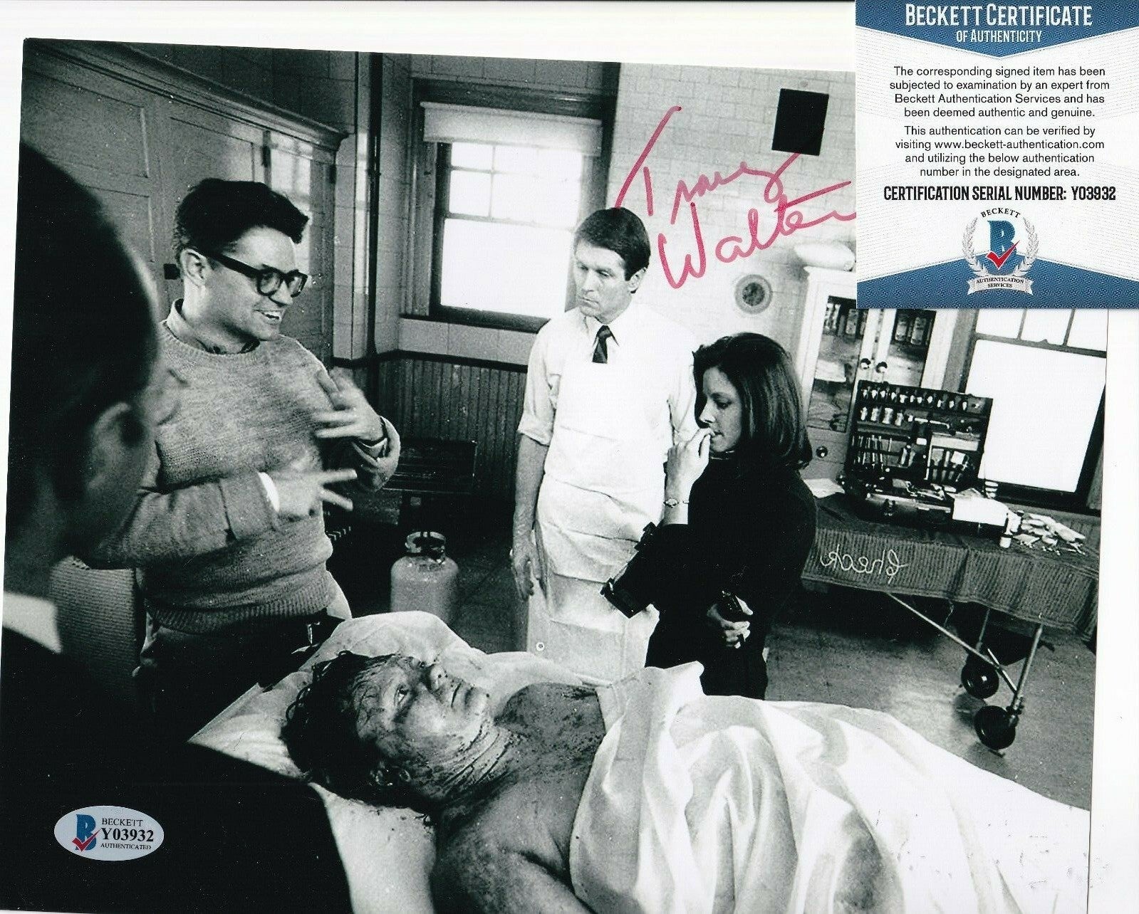 TRACEY WALTER signed (SILENCE OF THE LAMBS) Movie 8X10 photo BECKETT BAS Y03932