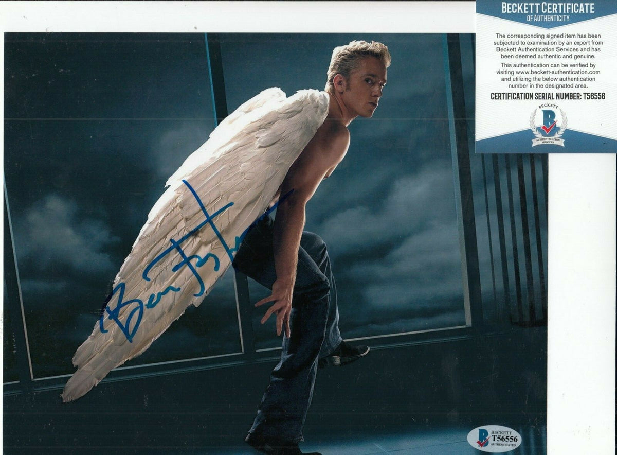 BEN FOSTER signed (X-MEN THE LAST STAND) Angel 8X10 photo BECKETT BAS T56556