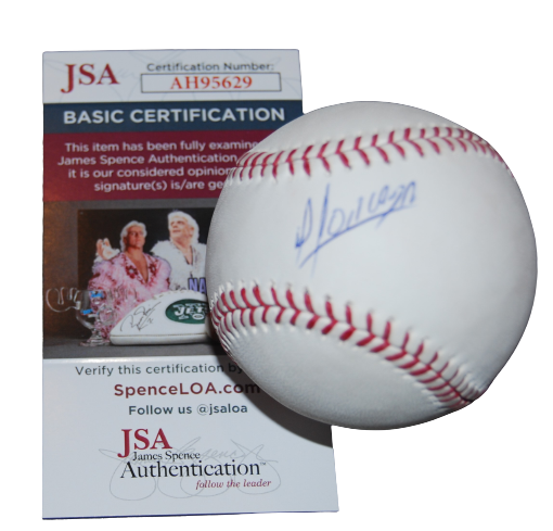 YOAN MONCADA signed (CHICAGO WHITE SOX) OML baseball JSA AUTHENTIC COA AH95629