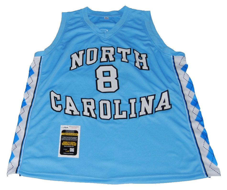 CALEB WILSON signed (NORTH CAROLINA TAR HEELS) basketball jersey JSA CR86402