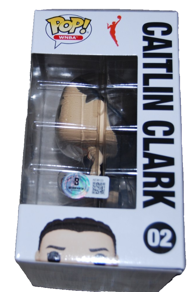 CAITLIN CLARK signed (INDIANA FEVER) WNBA #02 Funko Pop BECKETT BAS AE38123