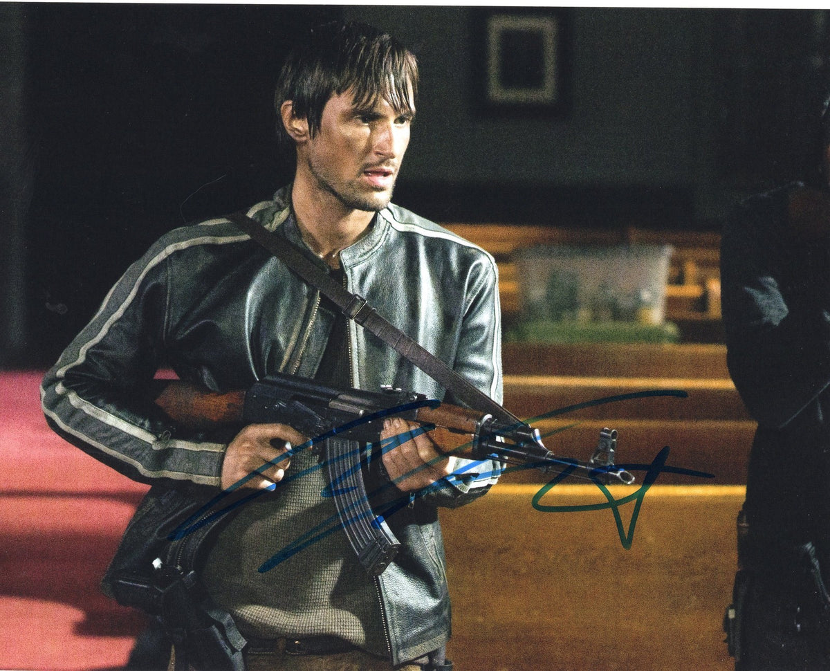 Andrew West The Walking Dead Gareth Zombie Killer Signed 8x10 Photo w/COA #4