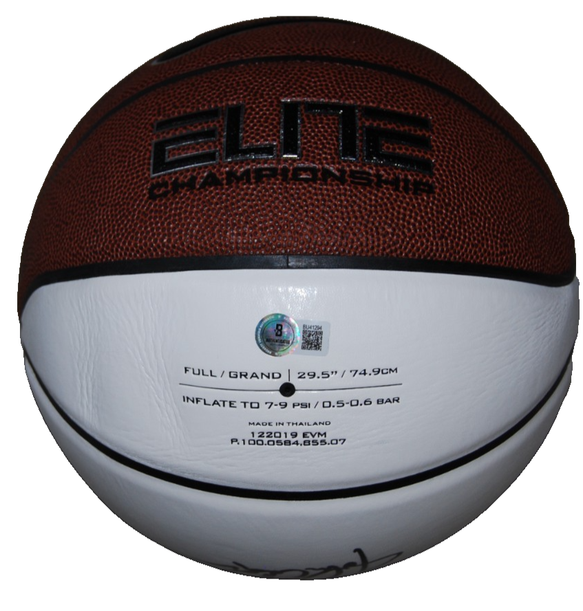 JOHN CALIPARI signed (KENTUCKY WILDCATS) Nike logo F/S basketball BECKTT BU41294