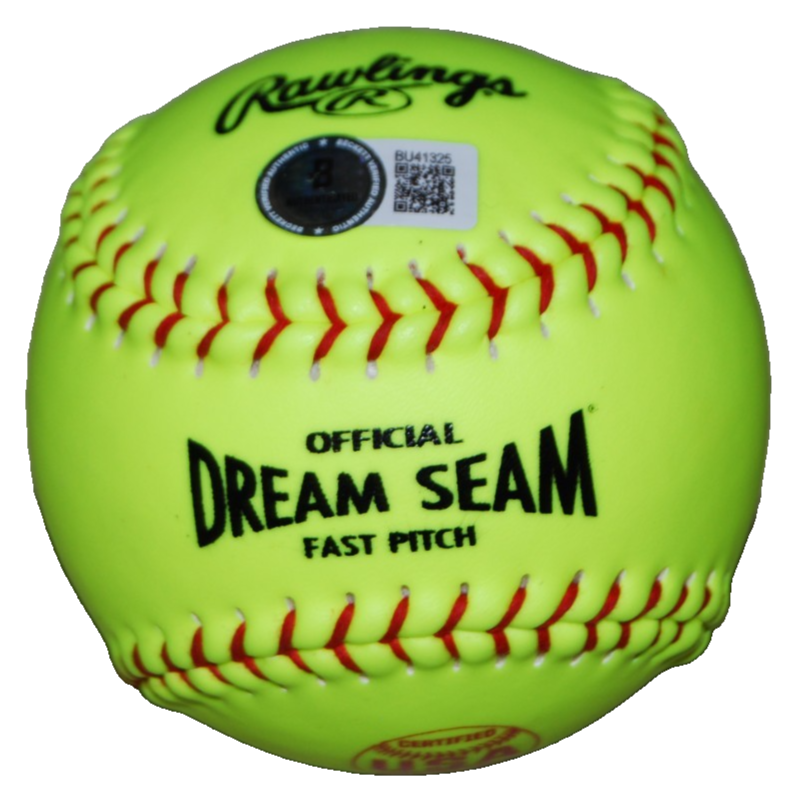 TIARE JENNINGS signed (VOLTS) OKLAHOMA SOONERS Softball 12" BECKETT BAS BU41325