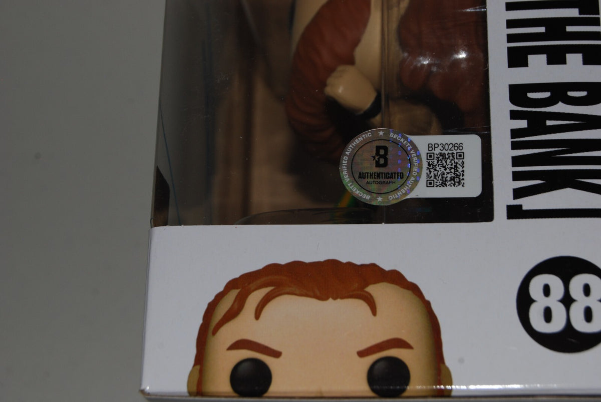 OTIS signed (WWE) Funko Pop Wrestling Money in the Bank #88 BECKETT BAS BP30266