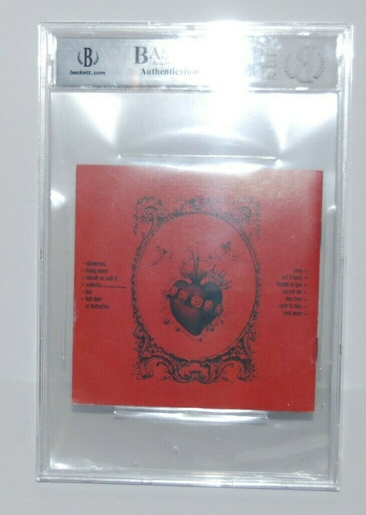 CAMILA CABELLO signed (ROMANCE) CD Cover BECKETT Encapsulated BAS 00012549359