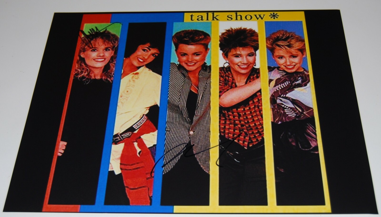BELINDA CARLISLE and CHARLOTTE CAFFEY signed (THE GO-GO'S) 11X14 photo W/COA #2