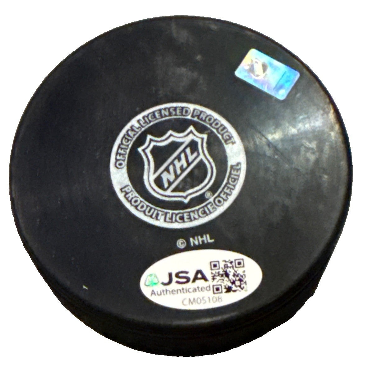 DMITRI SIMASHEV signed (UTAH MAMMOTH) Souvenir Hockey puck JSA CM05108