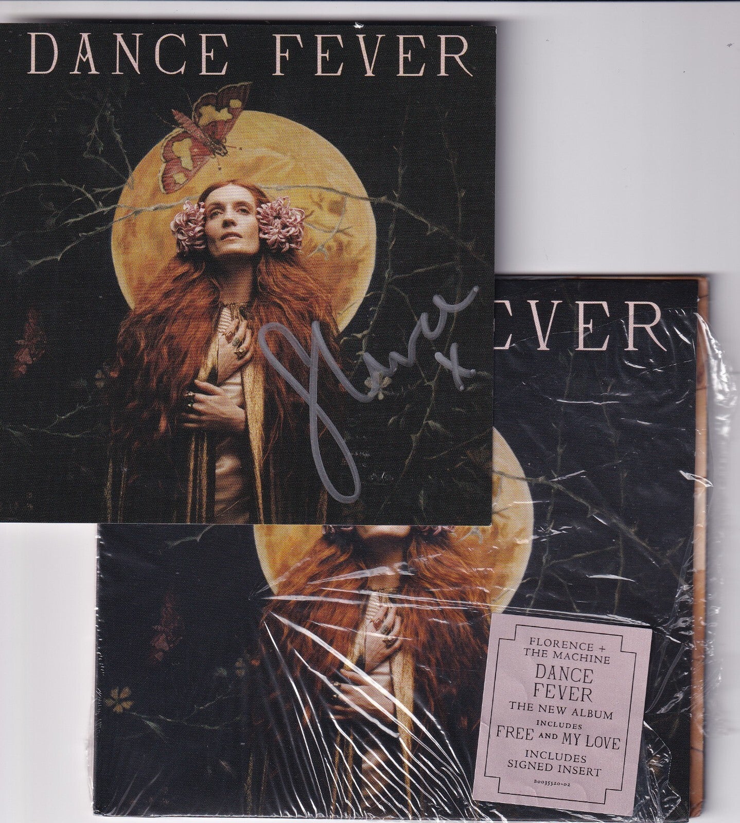 FLORENCE WELCH signed (FLORENCE + THE MACHINE) DANCE FEVER art card BAS BF87256