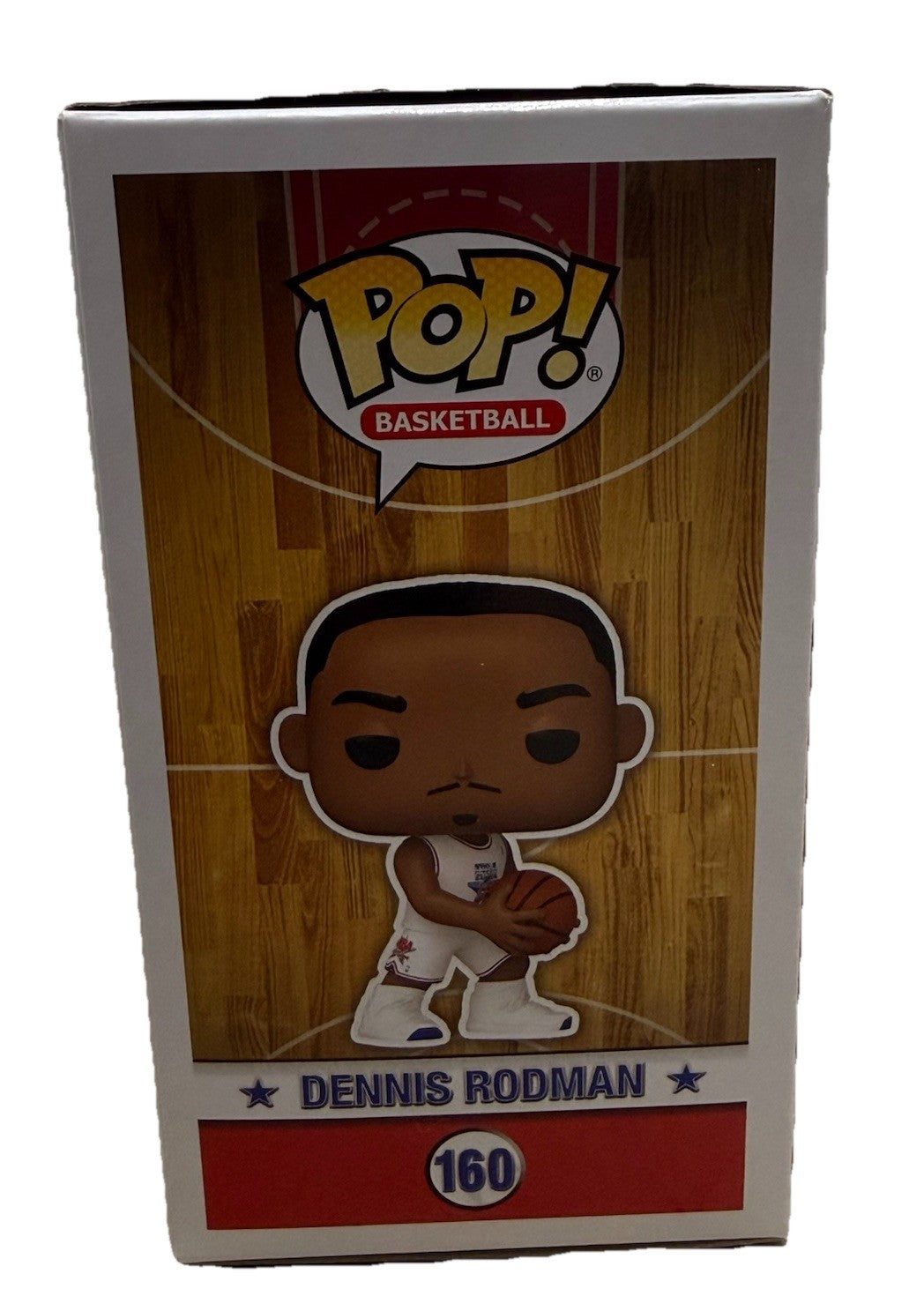 DENNIS RODMAN signed (1992 All Star) PISTONS Funko Pop #160 BECKETT BAS 2W819304