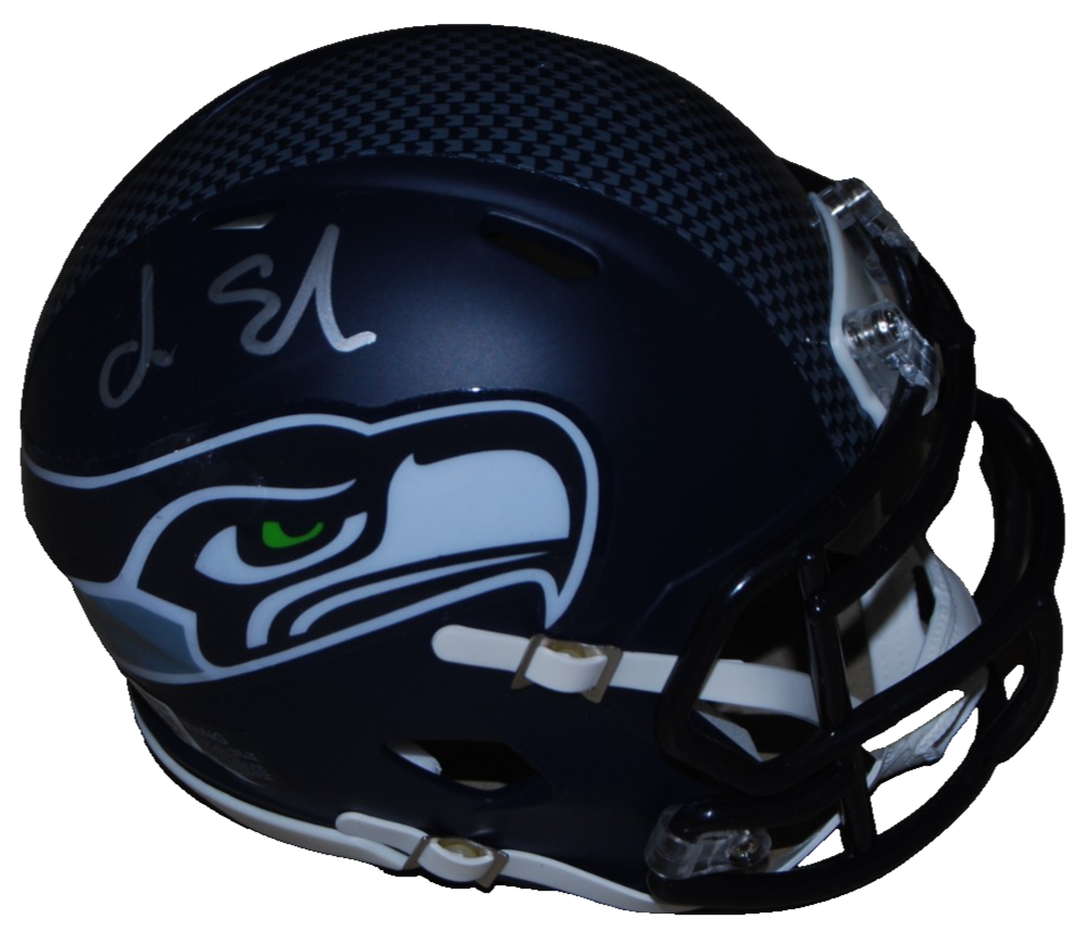 JOHN SCHNEIDER signed (SEATTLE SEAHAWKS) mini football helmet BECKETT BW61066