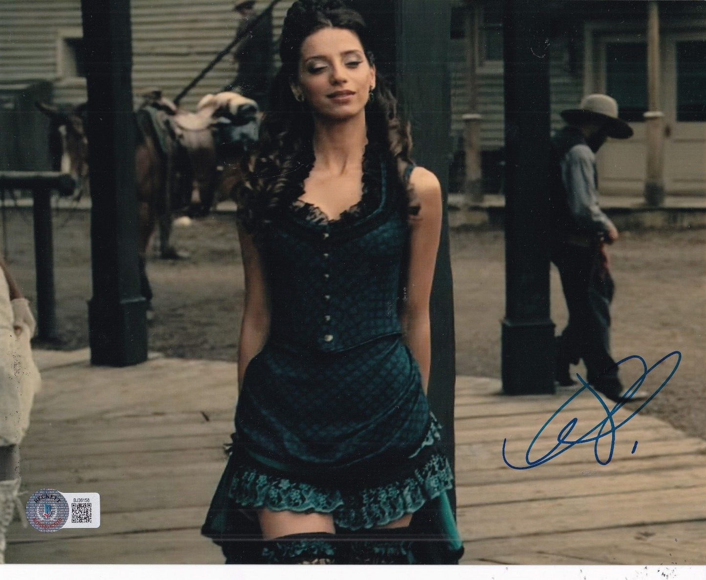 ANGELA SARAFYAN signed (Westworld) Actress 8X10 photo BECKETT BAS BJ36158