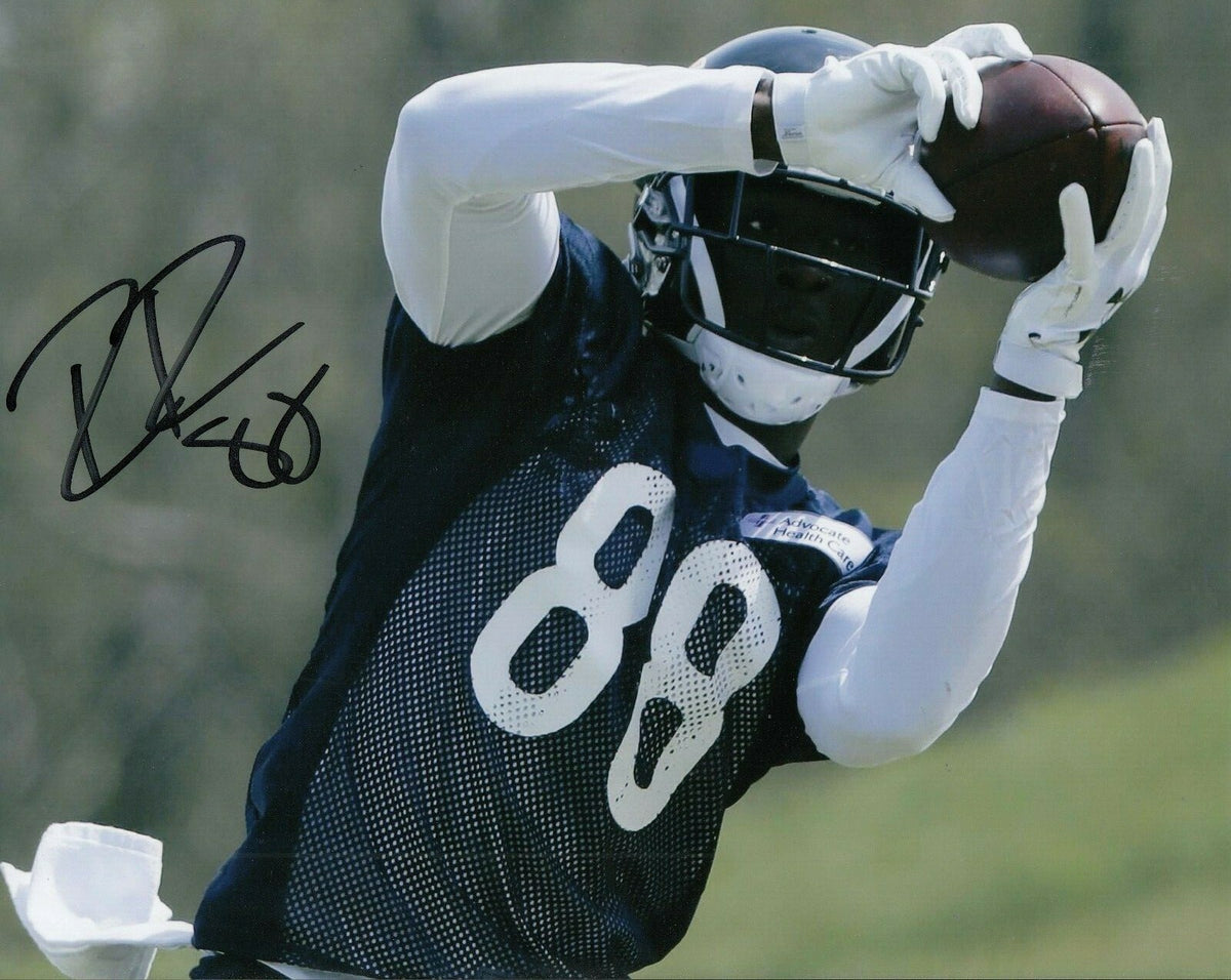 RILEY RIDLEY signed (CHICAGO BEARS) Rookie football 8X10 photo W/COA #2