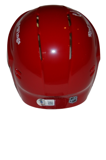 CHRIS CHELIOS signed (DETROIT RED WINGS) mini hockey helmet BECKETT BAS #2