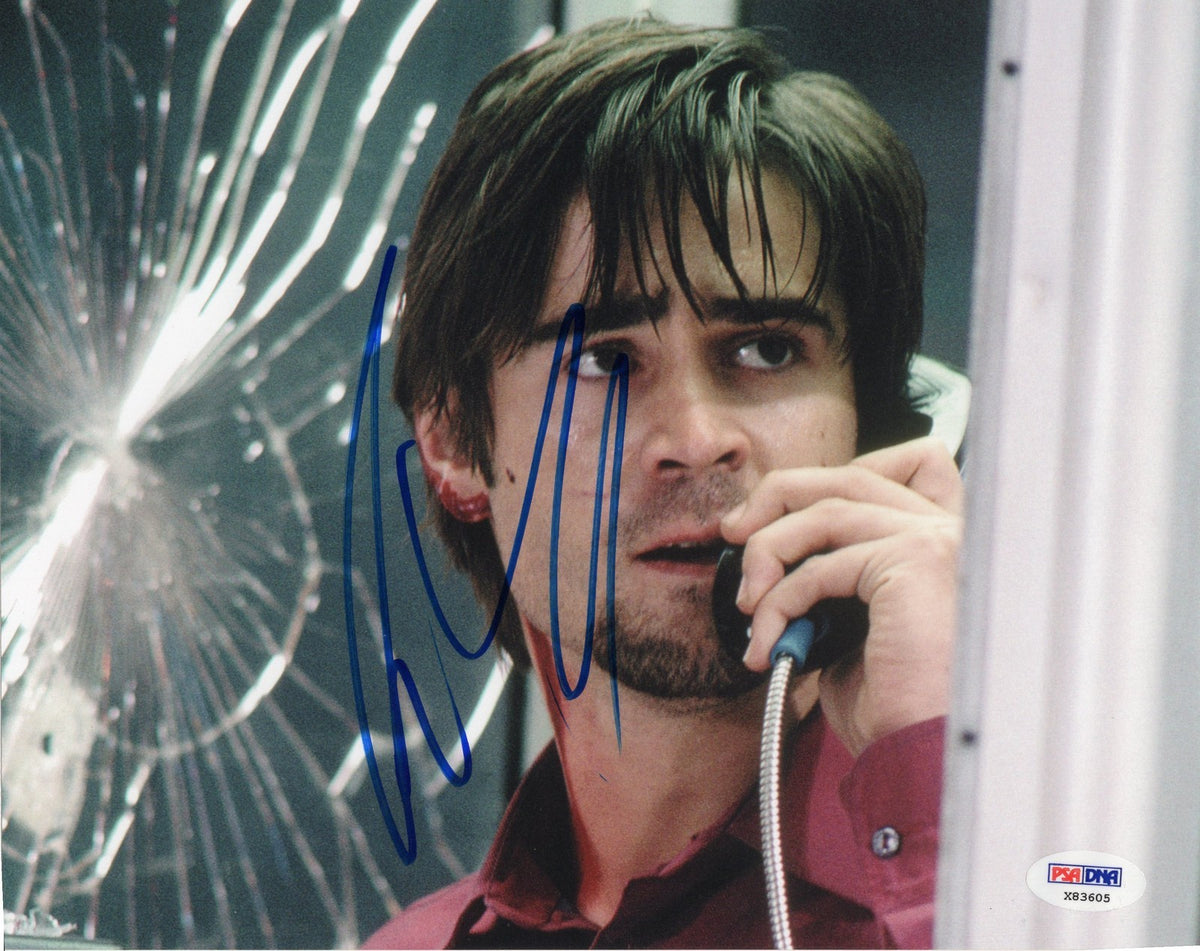 Colin Farrell Phone Booth Stu Shepard Signed 8x10 Photo w/PSA DNA
