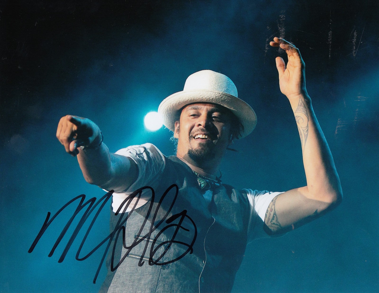 MICHAEL FRANTI signed *LIFE IS BETTER WITH YOU* Music SPEARHEAD 8X10 W/COA #2