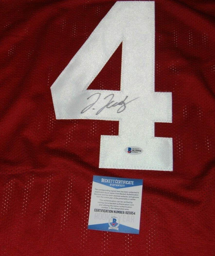 JERRY JEUDY signed (ALABAMA CRIMSON TIDE) autographed football jersey BECKETT