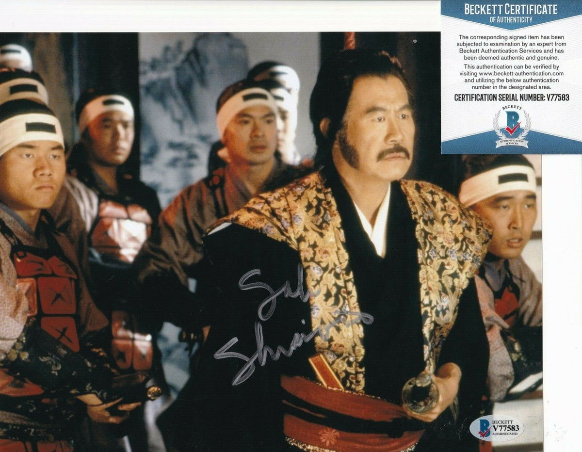SAB SHIMONO signed (TEENAGE MUTANT NINJA TURTLES) 8X10 photo BECKETT BAS V77583