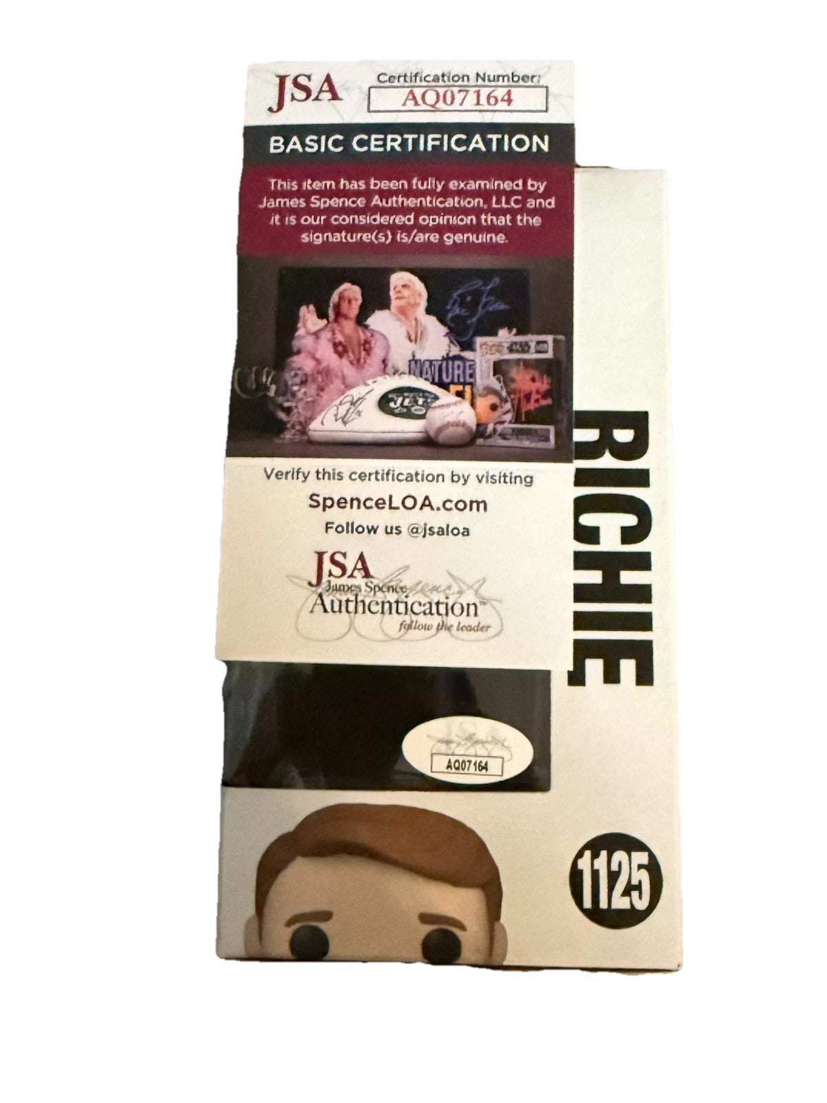 RON HOWARD signed (HAPPY DAYS) autographed Richie Funko Pop #1125 JSA AQ07164