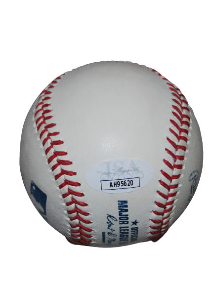 VICTOR ROBLES signed (WASHINGTON NATIONALS) OML baseball JSA Authentic AH95620