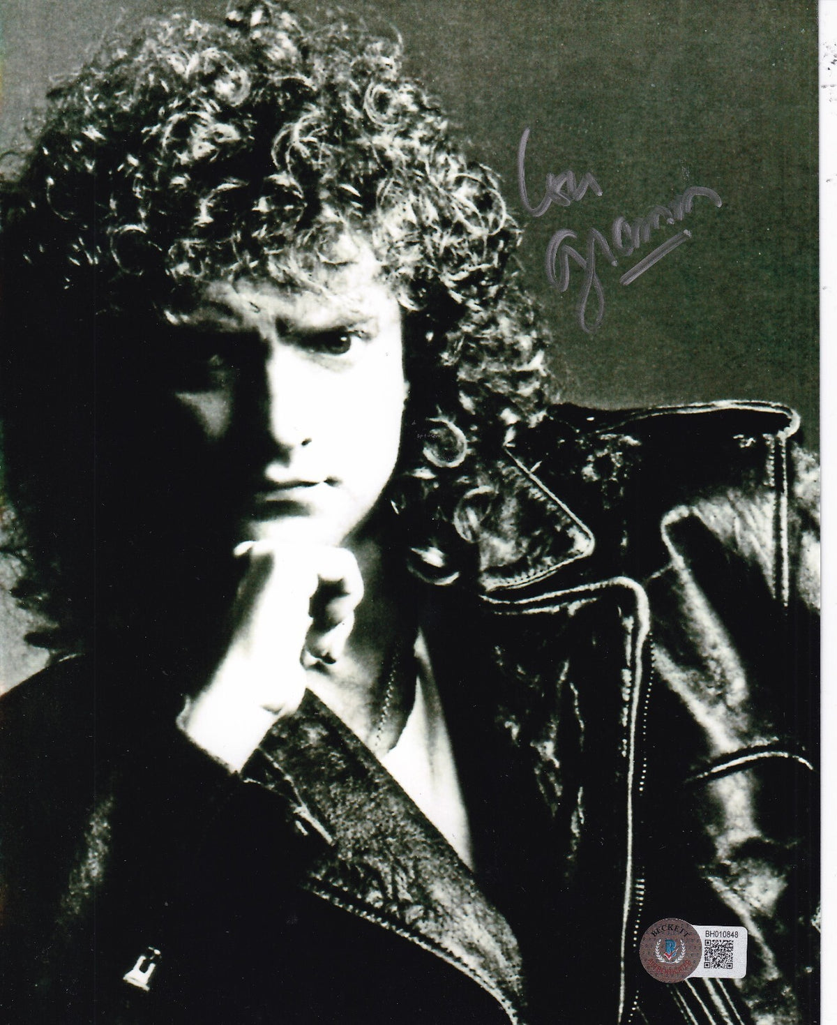 LOU GRAMM (MIDNIGHT BLUE) Music Legend 8X10 photo BECKETT BAS BH010848