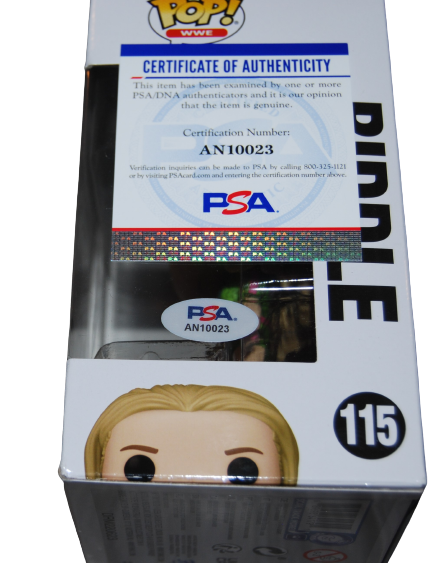 MATT RIDDLE signed (WWE) WRESLTING autographed #115 Funko Pop PSA/DNA AN10023