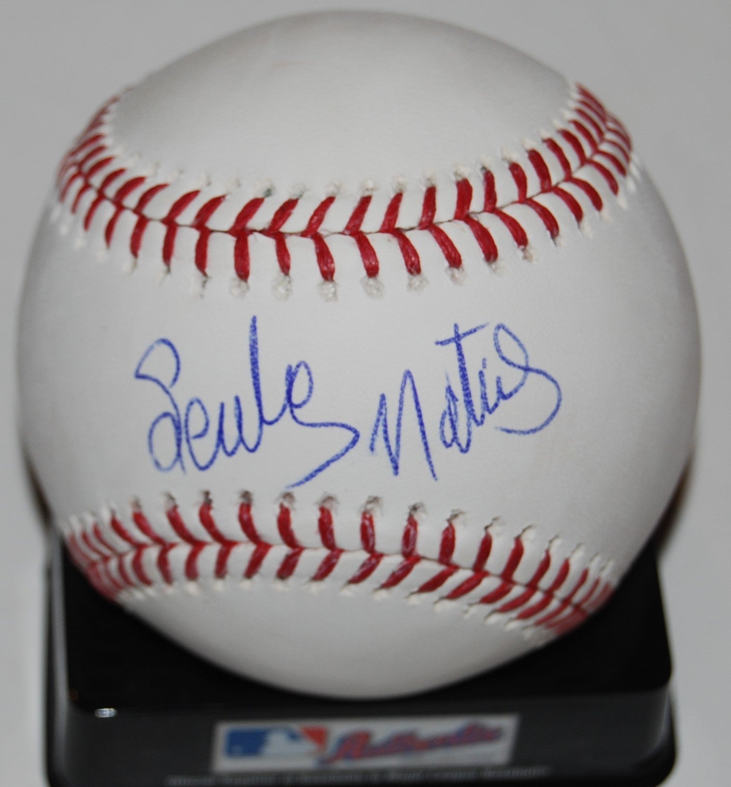 SEULY MATIAS signed OML *FULL NAME* baseball (KANSAS CITY ROYALS) W/COA *PROOF*