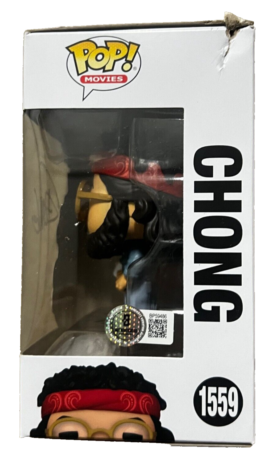 TOMMY CHONG signed  (UP IN SMOKE)  Damaged Funko Movie Pop 1559 BECKETT BP59486