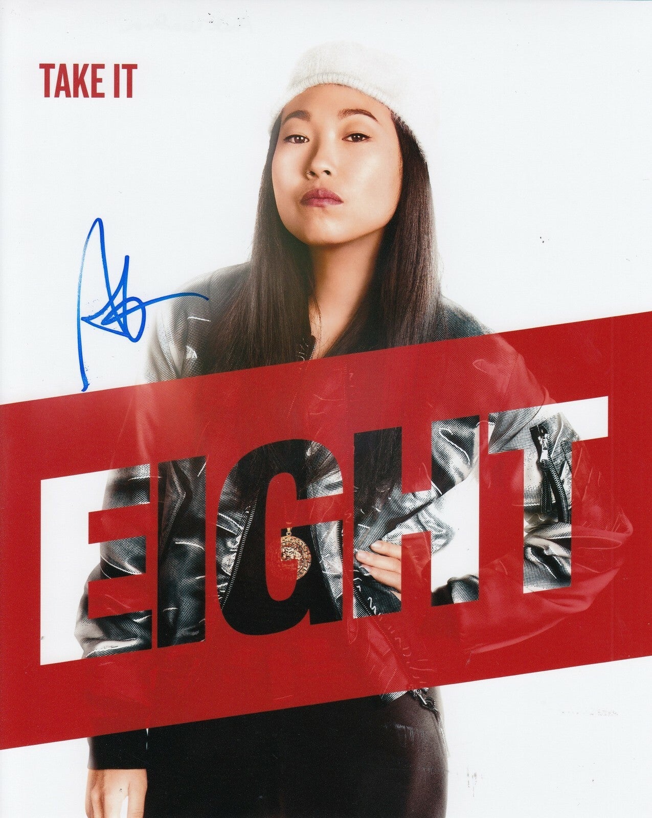 AWKWAFINA signed (OCEAN'S EIGHT)  Nora Lum *CONSTANCE* 8X10 photo W/COA #2