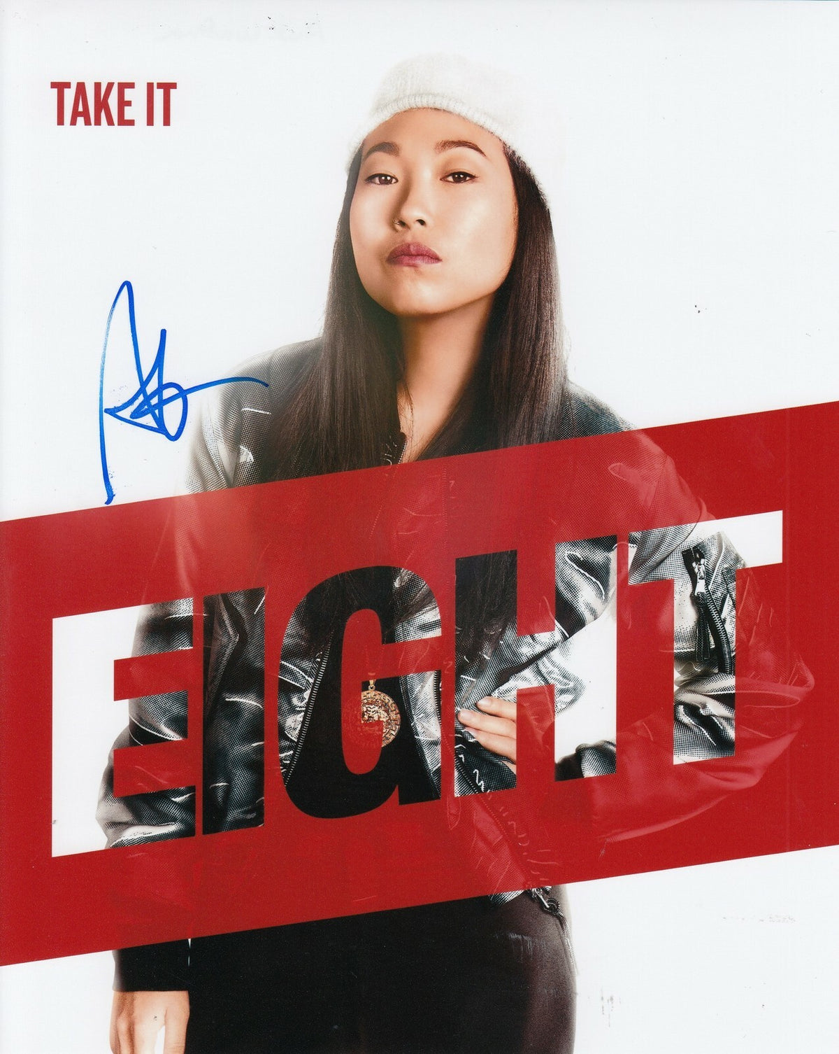 AWKWAFINA signed (OCEAN'S EIGHT)  Nora Lum *CONSTANCE* 8X10 photo W/COA #2