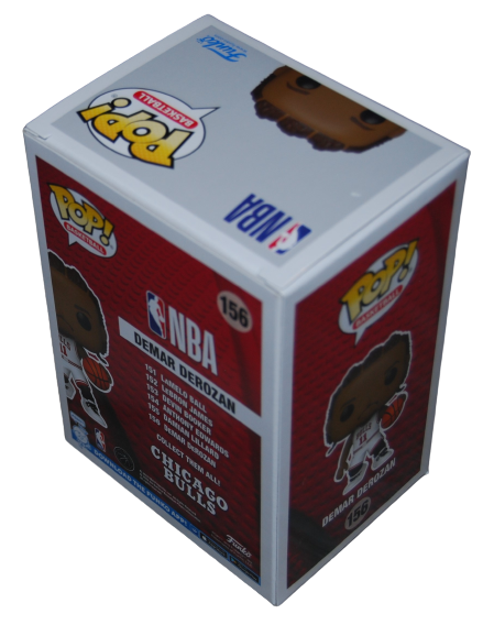 DEMAR DEROZAN signed (CHICAGO BULLS) Basketball #156 Funko Pop PSA/DNA AN13804