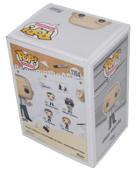 CREED BRATTON signed (THE OFFICE) Specialty Funko Pop #1104 BECKETT BF09212