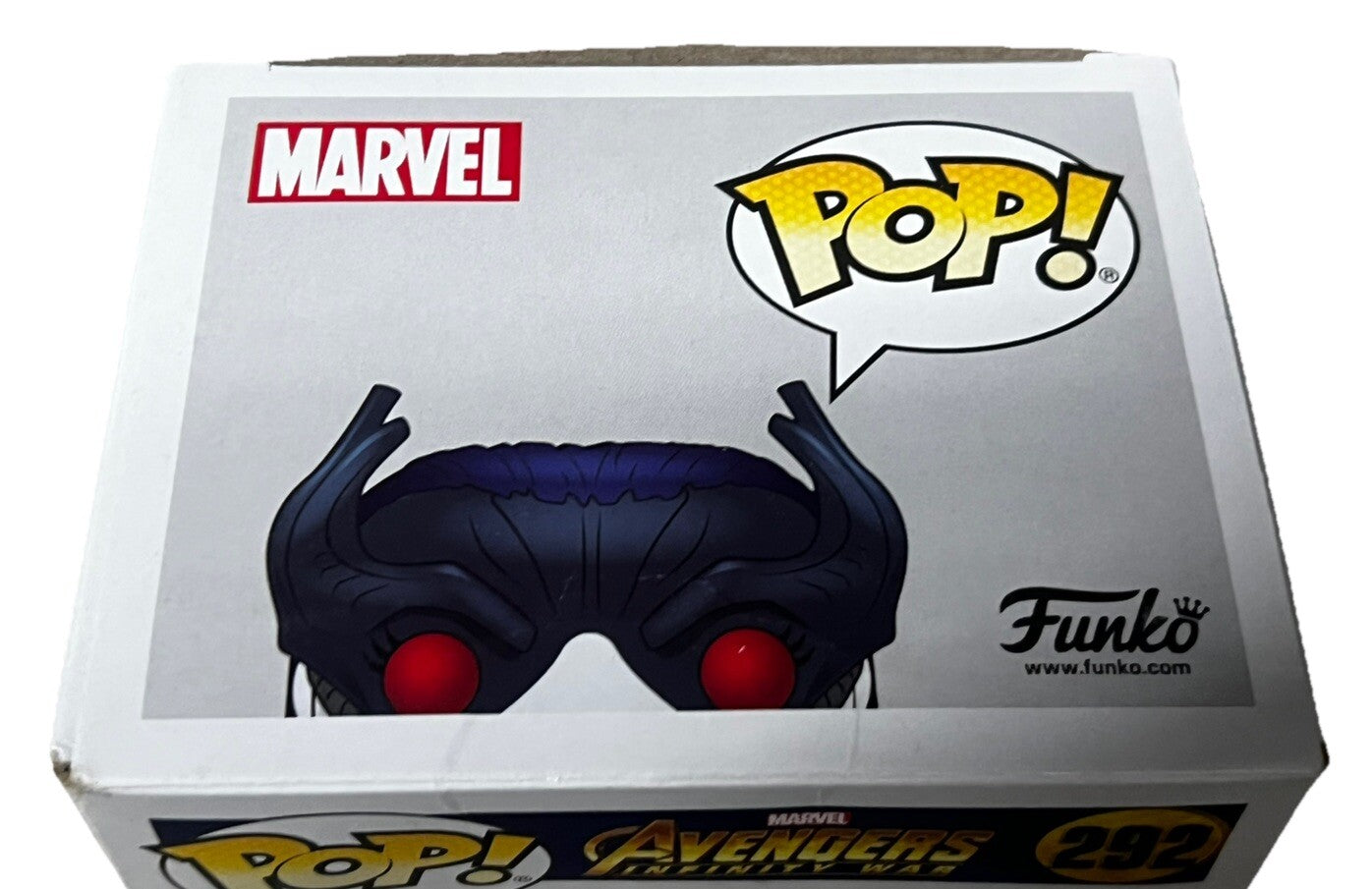 CARRIE COON signed (AVENGERS) PROXIMA MIDNIGHT Funko Pop 290 BECKETT BAS BC89026