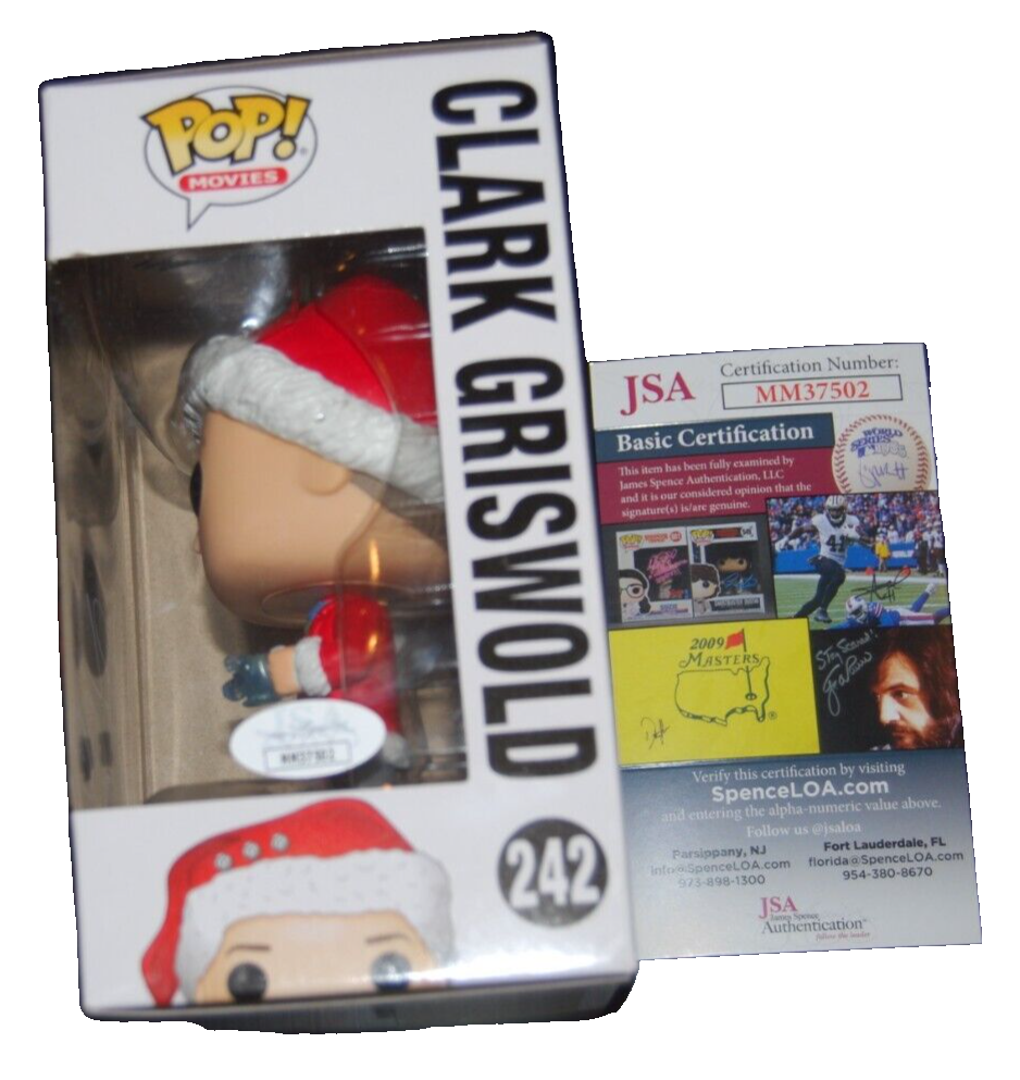 CHEVY CHASE signed (CHRISTMAS VACATION) Griswold White Ink #242 Funko Pop JSA
