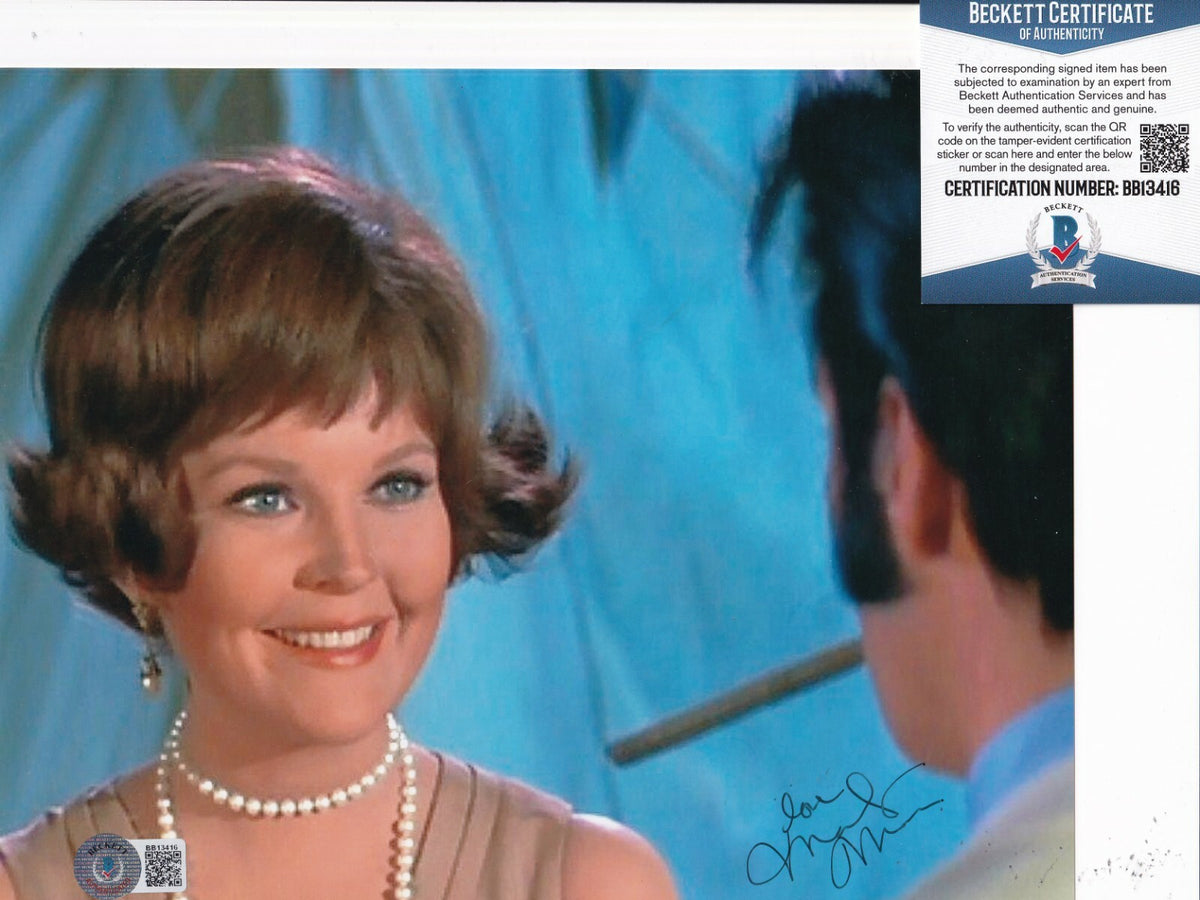 MARLYN MASON signed (TROUBLE WITH GIRLS) Movie 8X10 photo BECKETT BAS BB13416