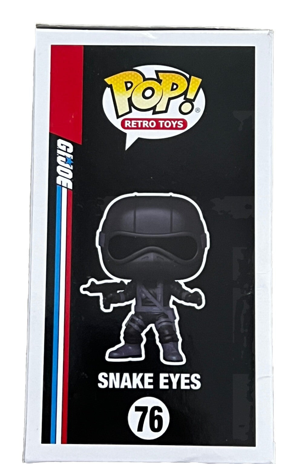 RAY PARK signed (GI JOE) Snake Eyes #76 Funko Pop #450 PSA/DNA AO73824