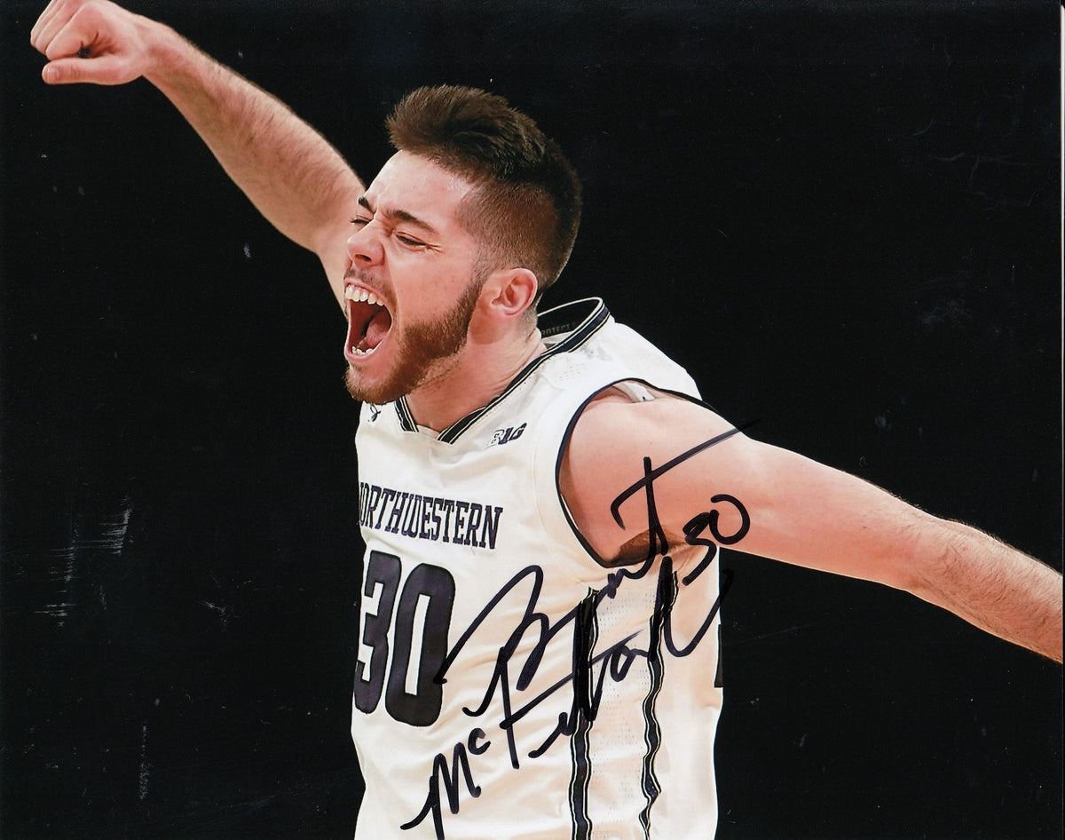 BRYANT MCINTOSH signed (NORTHWESTERN WILDCATS) BASKETBALL 8X10 photo W/COA #3