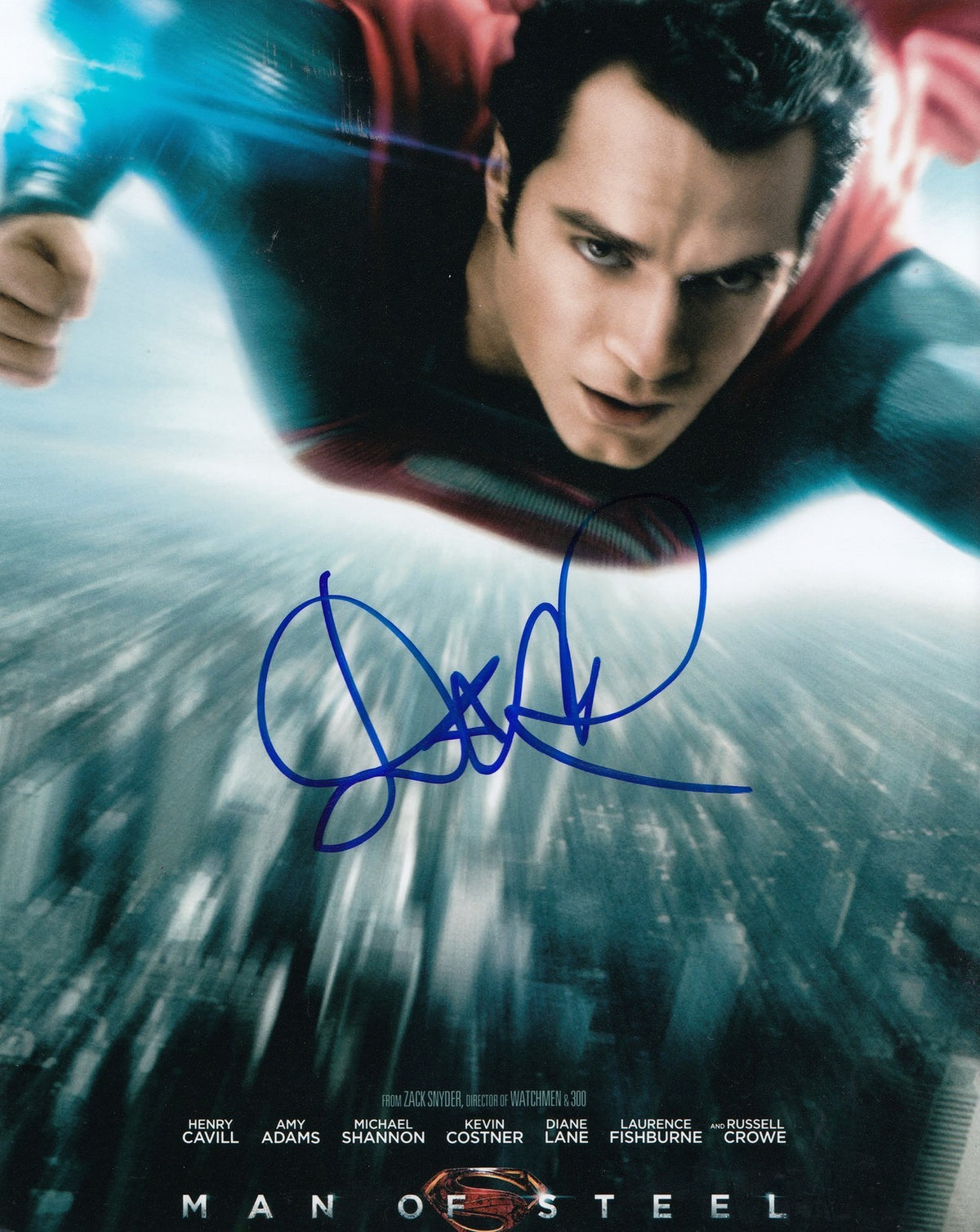DAVID S GOYER signed (MAN OF STEEL) MOVIE 8x10 photo *SUPERMAN WRITER* W/COA #1