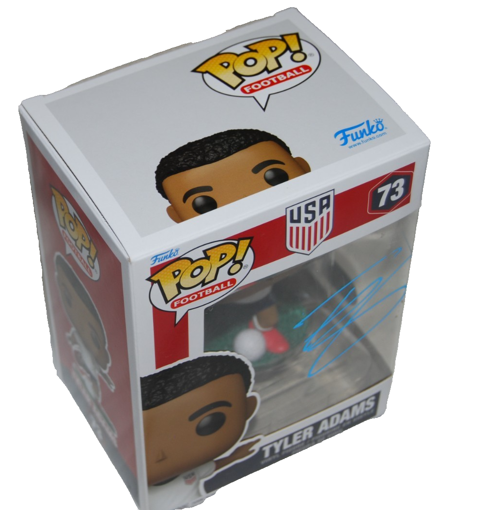 TYLER ADAMS signed (TEAM USA) Soccer Funko Pop #73 football BECKETT BY085895