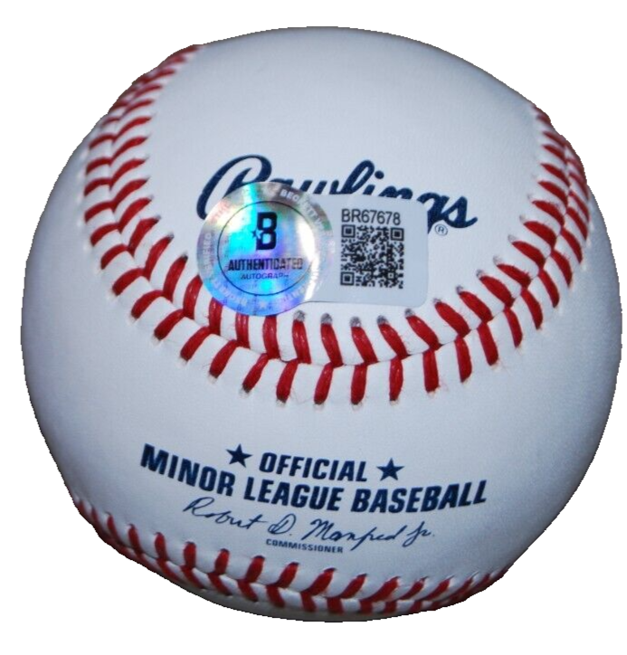MATT SHAW signed (CHICAGO CUBS) Minor League ML baseball BECKETT BAS BR67678