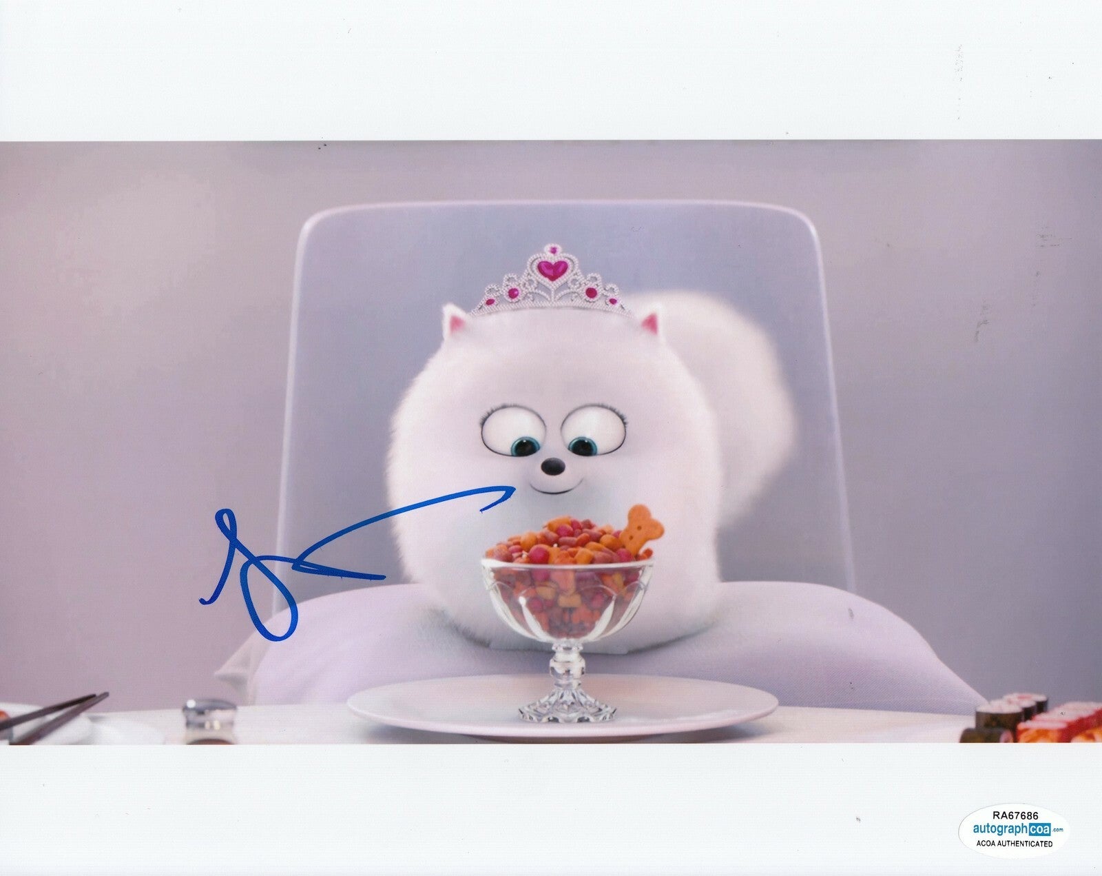 JENNY SLATE signed (THE SECRET LIFE OF PETS) 8X10 photo (Proof) ACOA Authentic 1