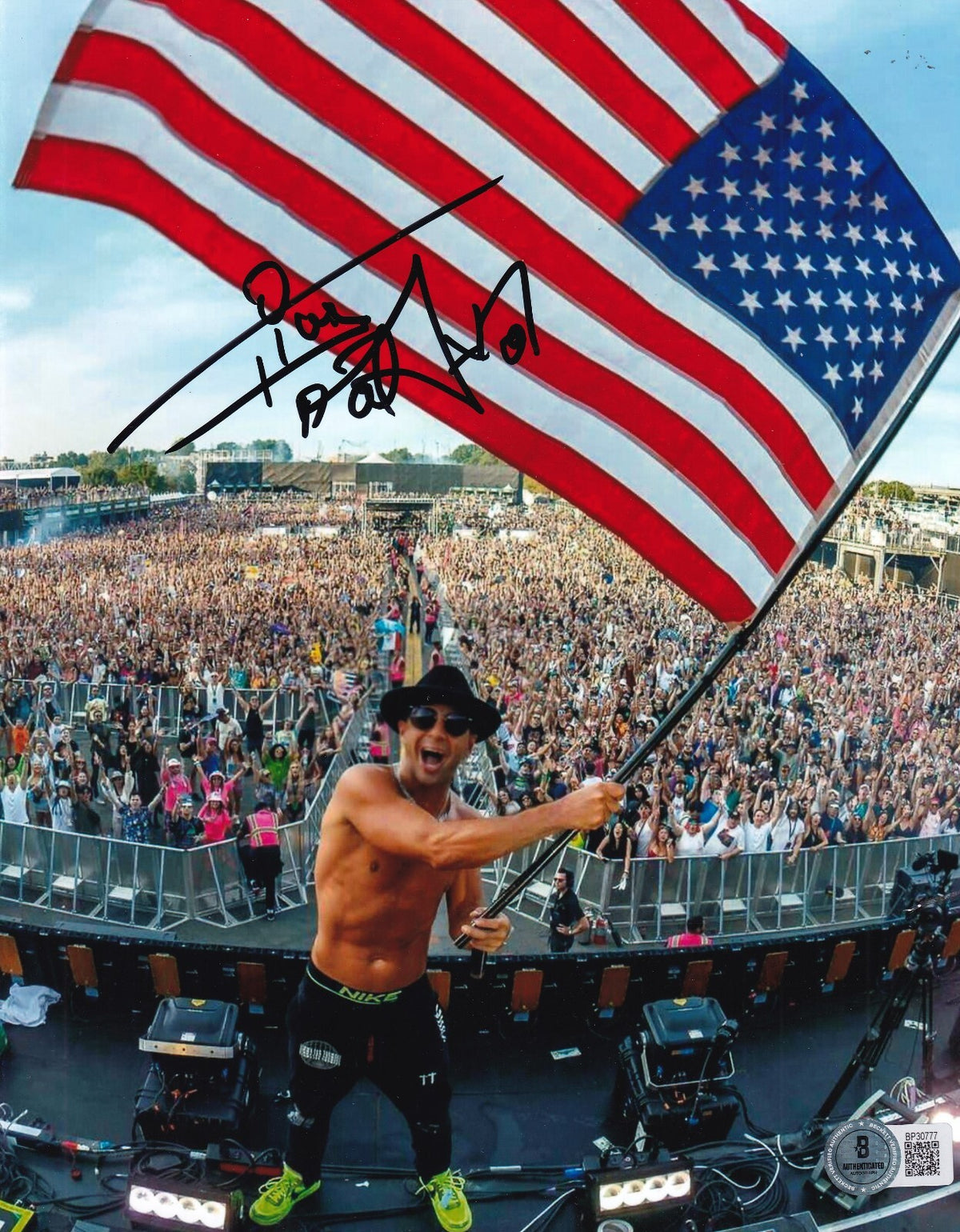 TIMMY TRUMPET signed (FREAKS) Music Eternity 8X10 photo BECKETT BAS BP30777