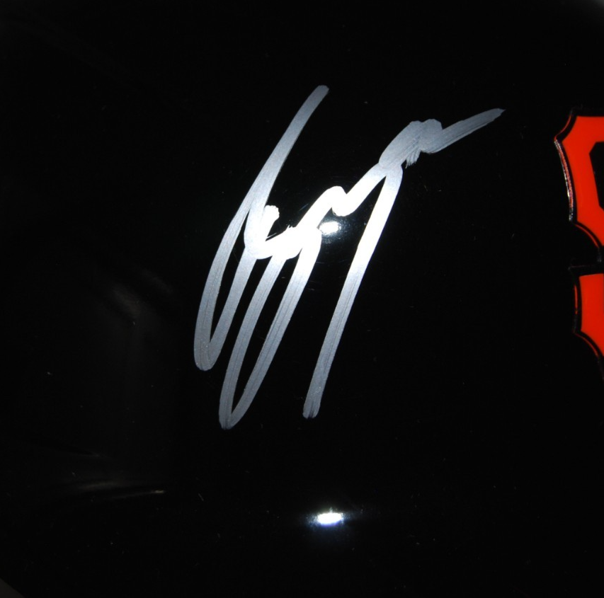 BRYCE ELDRIDGE signed (SAN FRANCISCO GIANTS) batting helmet BECKETT BAS BV13356